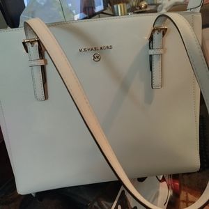 White purse